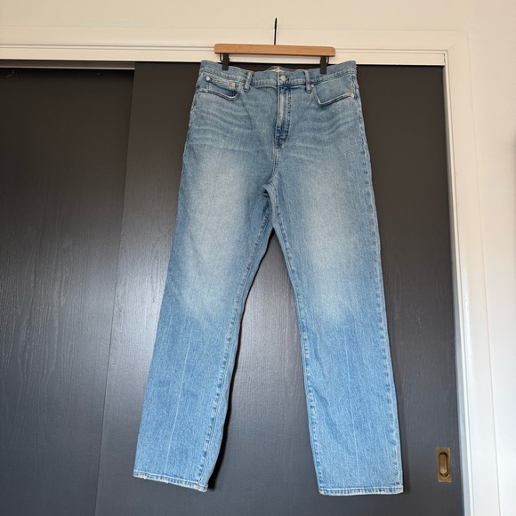 Madewell 90s Straight Jeans sz 33 TALL - Picture 3 of 7